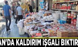 Van'da kaldırım işgali bıktırdı