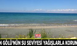 Van Gölü'nün su seviyesi yağışlarla korundu
