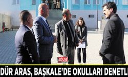 Müdür Aras, Başkale'de okulları denetledi