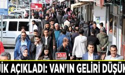 TÜİK açıkladı: Van'ın geliri düşük…