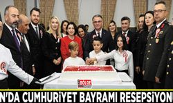 Van'da Cumhuriyet Bayramı resepsiyonu…