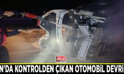 Van'da kontrolden çıkan otomobil devrildi: 5 yaralı