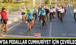 Van'da pedallar Cumhuriyet için çevrilecek