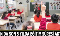 Van'da son 5 yılda eğitim süresi arttı