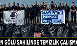 Van Gölü sahilinde temizlik çalışması