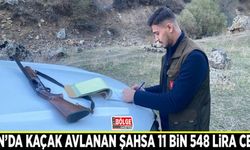 Van’da kaçak avlanan şahsa 11 bin 548 lira ceza