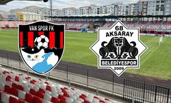 Vanspor, Aksarayspor karşısında 1-0 geriye düştü
