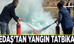 VEDAŞ’tan yangın tatbikatı