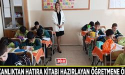 Bakanlıktan hatıra kitabı hazırlayan öğretmene ödül