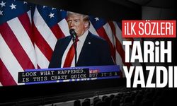 Donald Trump: Tarih yazdık