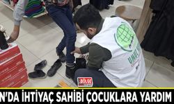 Van'da ihtiyaç sahibi çocuklara yardım eli
