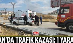 Van'da trafik kazası: 1 yaralı