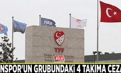 Vanspor'un grubundaki 4 takıma ceza…
