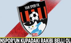 Vanspor’un kupadaki rakibi belli oldu