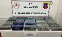 Van'da 860 paket kaçak sigara ele geçirildi