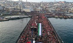 İstanbul'da, Gazze'ye destek etkinliği...