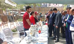 El emeği göz nurları sergilendi
