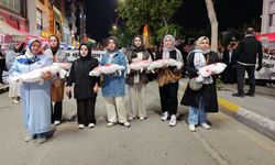 Van'da, Filistin'e destek yürüyüşü düzenlendi