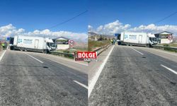 Van'da Freni Boşalan Kamyon Kaza Yaptı:  Yaralılar Var