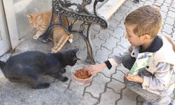 Çatak’ta minik öğrencilerden anlamlı davranış