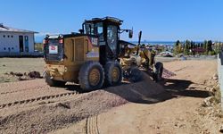 Edremit'te Yol Yapım Çalışmaları Hızla Devam Ediyor