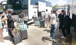 Van Otogarında Ara Tatil Yoğunluğu
