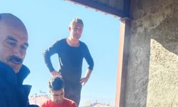 Van Edremit’te Binanın Çatısında Yangın