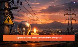Ağrılılar Resmen Yandı: 10 Gün Elektrik Olmayacak
