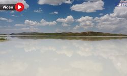 Tuz Gölü’nü Andırıyor! Van’daki Akgöl Büyülüyor