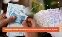1 Milyon TL Üzeri Kredilerde Bankaların Faiz Oranları Değişti!