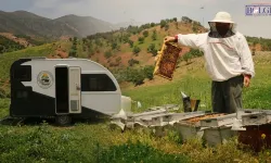 Arılarla Göç Eden Aileye Karavan Desteği! Üretimde Yeni Dönem Başladı