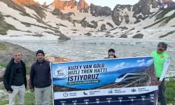 Van'da Hızlı Tren İçin Hakkâri'nin Sat Gölleri'nde Seslendiler