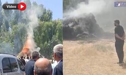 Van’da Çocukların Yaktığı 700 Bağ Ot Kül Oldu!