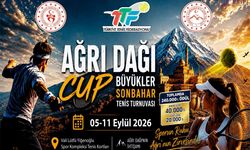 Ağrı’da tenis şöleni başlıyor! 81 ilden 180 sporcu Ağrı Dağı Cup için geliyor