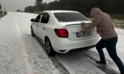 Doğu’da yaz ortasında kar sürprizi: Sarıkamış beyaza büründü