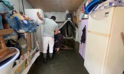 Sağanak yağış sonrası evler, ahırlar ve tarım arazileri sular altında kaldı