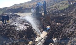 Hakkari’de 3 bin 500 rakımda su hattı arızası için seferberlik