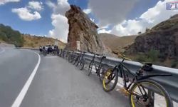 Tarihi Deliklitaş için dikkat çeken çağrı! 20 bisikletli pedal çevirdi