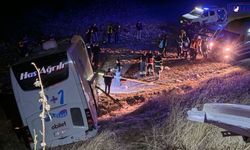 Ağrı’ya Giden Otobüs Şarampole Uçtu! 2 Yaralının Durumu Ağır