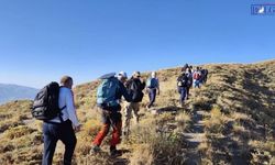 Nemrut Kalderası’nda 30 kilometrelik zorlu yürüyüş
