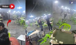 Hakkârililerin okey aşkına rüzgâr da engel olamadı: Oyuncu kendini yerde buldu!