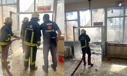 Van Stadı yıkılırken yangın çıktı! Kentin her yerinden görüldü