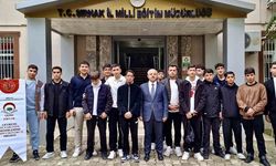 Şırnaklı Öğrenciler Tarih ve Değerler Kampı İçin Malazgirt’e Uğurlandı