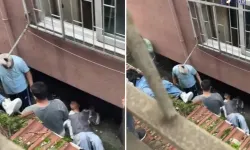 Çarşafla kaçış girişimi iki genç kızı hastanelik etti