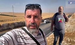 Narin Güran’ın babasının yürüyüşünü takip eden gazeteci Metin Yoksu’ya erişim engeli