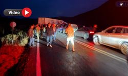 Van-Hakkari Karayolunda Tır Yan Yattı: Yol Trafiğe Kapandı