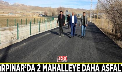 Gürpınar’da 2 mahalleye daha asfalt…