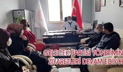 Gelecek Partisi heyetinden hastane ziyareti…