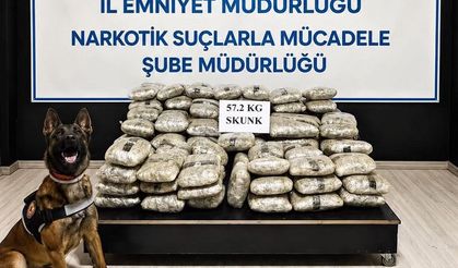 Narkotik Operasyonu! Araçtan 57 Kilo Skunk Çıktı