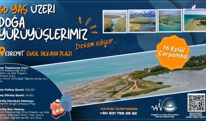 Van’da 60 yaş üstü bireyler doğayla buluşuyor